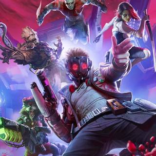 Guardians of the Galaxy Marvel poster wallpaper