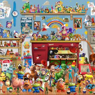 Toy Story Pixar’s 1995 wallpaper