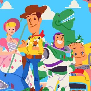 Toy Story Pixar’s 1995 wallpaper