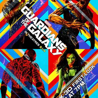 Guardians of the Galaxy Marvel poster wallpaper