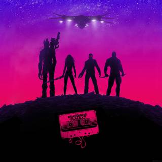Guardians of the Galaxy Marvel poster wallpaper