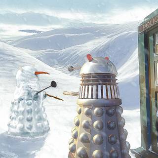 Doctor Who Christmas wallpaper