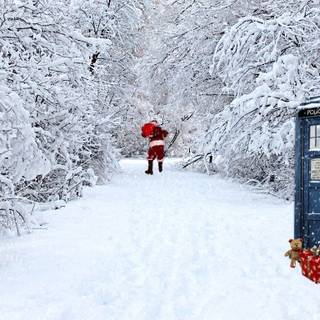 Doctor Who Christmas wallpaper