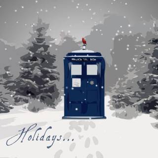 Doctor Who Christmas wallpaper