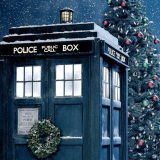 Doctor Who Christmas wallpaper