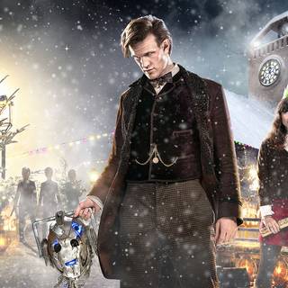 Doctor Who Christmas wallpaper