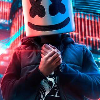 Marshmello 3D wallpaper