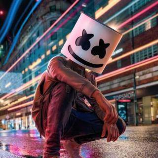 Marshmello 3D wallpaper