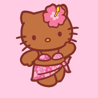 Tan Hello Kitty wallpaper