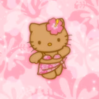Tan Hello Kitty wallpaper