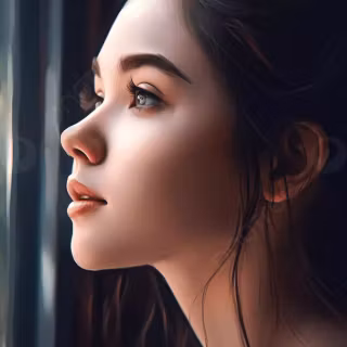 Elegant woman wallpaper