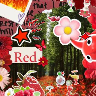 Red Pikmin wallpaper