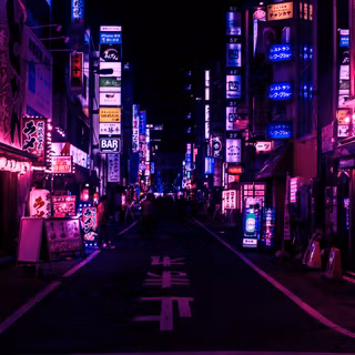 Japanese road wallpaper