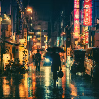 Japanese road wallpaper