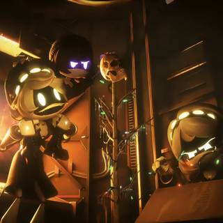 Christmas Murder Drones wallpaper