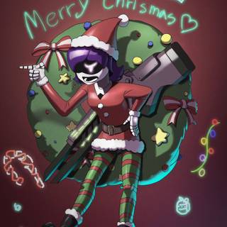 Christmas Murder Drones wallpaper