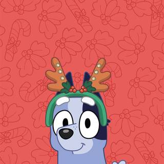 Bluey Christmas wallpaper