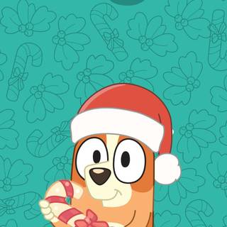 Bluey Christmas wallpaper