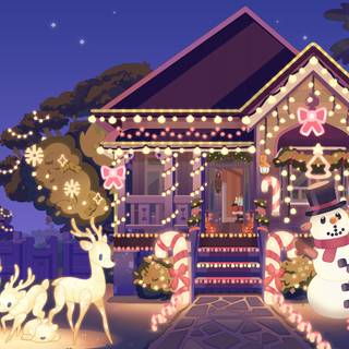 Bluey Christmas wallpaper