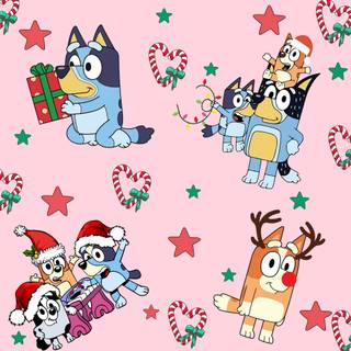 Bluey Christmas wallpaper