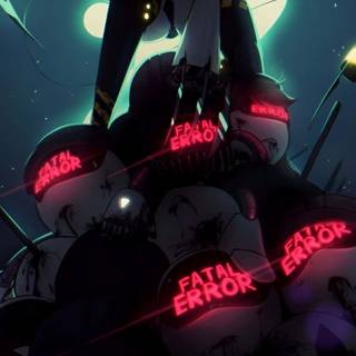 Murder Drones Halloween wallpaper