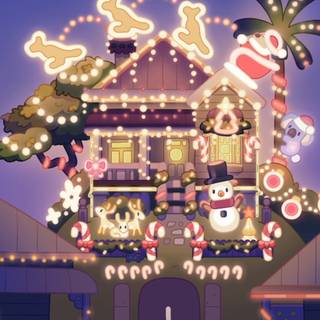 Bluey Christmas wallpaper