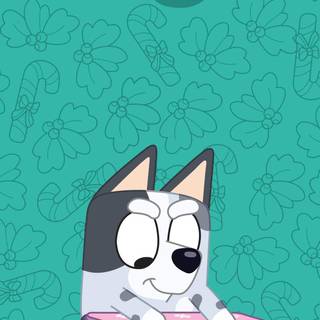Bluey Christmas wallpaper