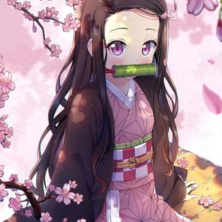 Nezuko Kamado cute wallpaper