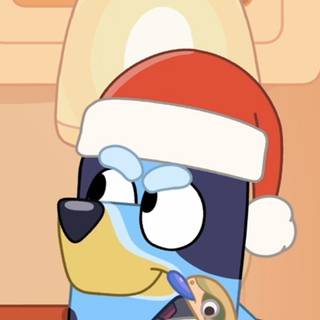 Bluey Christmas wallpaper