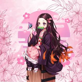Nezuko Kamado cute wallpaper