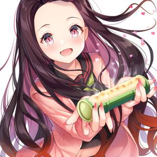 Nezuko Kamado cute wallpaper