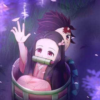 Nezuko Kamado cute wallpaper