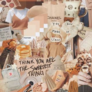 Positive collages wallpaper