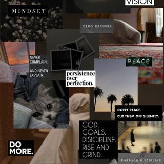 Positive collages wallpaper