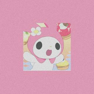 My Melody preppy wallpaper