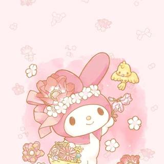 My Melody preppy wallpaper