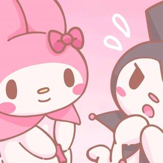 My Melody preppy wallpaper