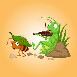 The Ant and The Cricket wallpaper
