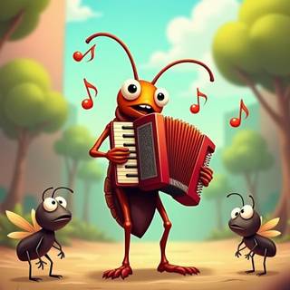 The Ant and The Cricket wallpaper