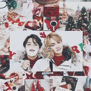 Yoonmin Christmas wallpaper