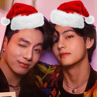 Taekook Christmas wallpaper