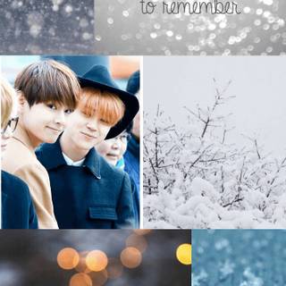 Taekook Christmas wallpaper