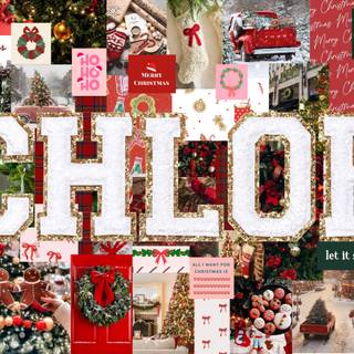 Trendy Christmas wallpaper