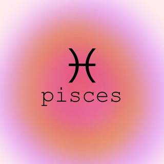 Pisces sign pink wallpaper