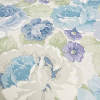 Blue and purple flowers wallpaper