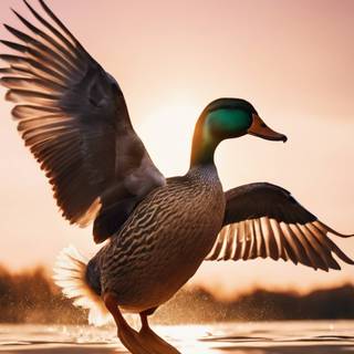 Preppy duck wallpaper