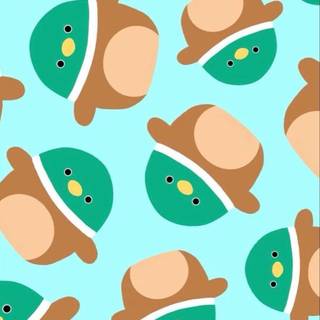 Preppy duck wallpaper