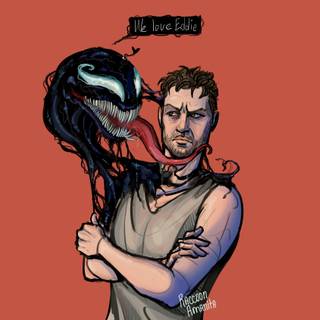 Venom and Eddie wallpaper