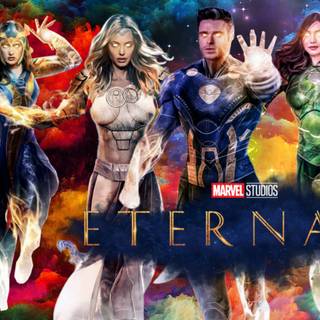 Eternals poster wallpaper