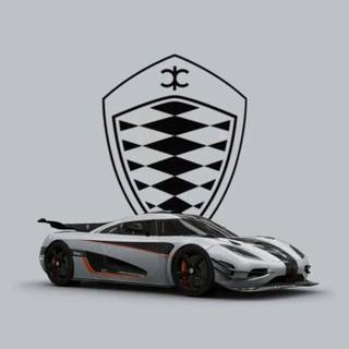 Koenigsegg Ghost logo wallpaper